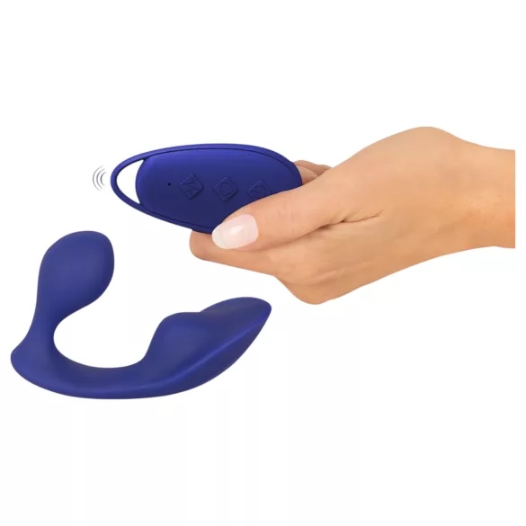 SMILE - fjernstyrt anal- og trusevibrator (blå)