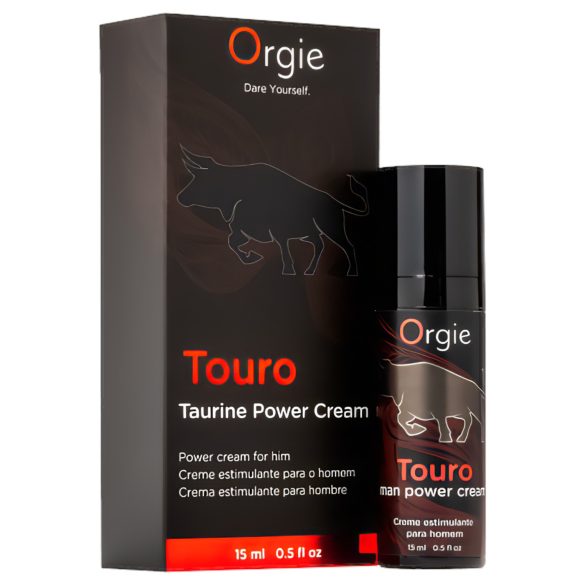 Orgie Touro Power - ereksjonsfremmende krem (15ml)