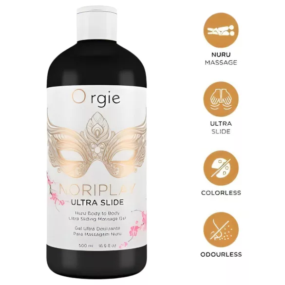 Orgie Noriplay - Silkeaktig NURU Massasje Gel (500 ml)