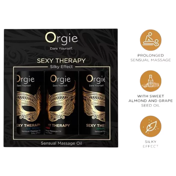 Orgie Sexy Therapy - Sensuell Massasjeoljesett (3x30ml)