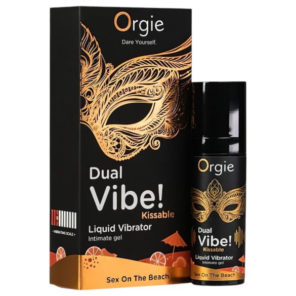 Orgie Dual Vibe - unisex flytende vibrator - Sex on the Beach (15 ml)