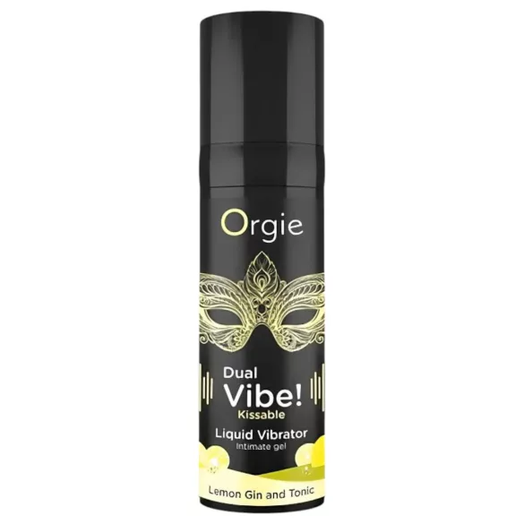 Orgie Dual Vibe - unisex flytende vibrator - Gin Tonic (15 ml)