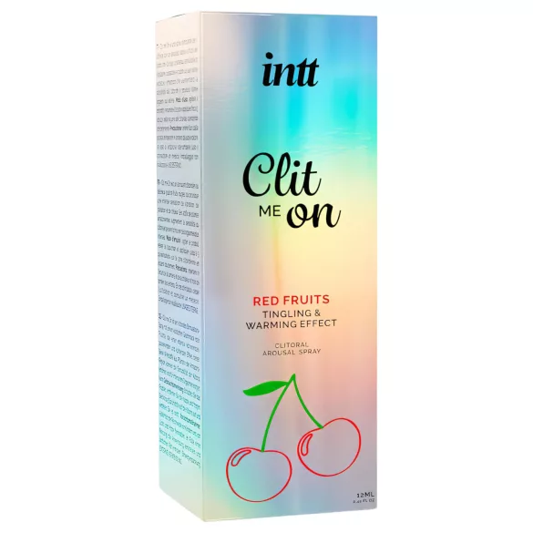 intt Clit Me On - flytende vibrator klitorisspray - røde frukter (12 ml)