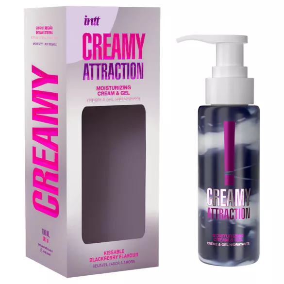 intt Creamy Attraction - spiselig kremgel - bjørnebær (100 ml)