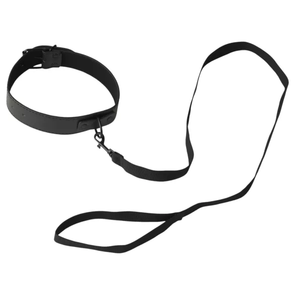 Baseks - bondage-sett med pisk og brystvorteklyper (svart)