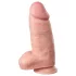 Willie City - tykk, naturtro dildo (hudfarget) - 24,5 cm