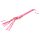Kunstlær pisk - rosa (42 cm)