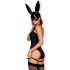 Obsessive OB7008 Sexy Bunny - forførende kaninkostyme (svart)