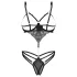 Obsessive Matildea - åpen body (svart) - L/XL