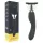 Sweet Play - 2-i-1 vibrator med klittslikker med tunge og sugefunksjon (svart)