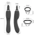 Sweet Play - 2-i-1 vibrator med klittslikker med tunge og sugefunksjon (svart)