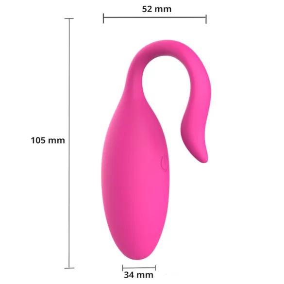 Sweet Play - App-styrt vibrerende egg (rosa)