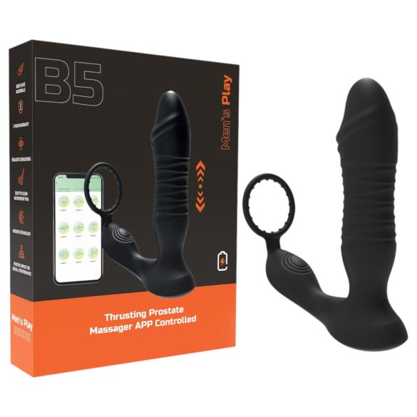 Men's Play - smart, støtende analvibrator (svart)