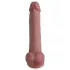 Natural Play - silikon-dildo 24 cm (naturell)