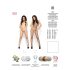 Passion BS001 - Stor Netting Bodysuit (Hvit) - S-L