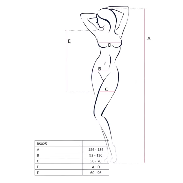 Passion BS025 - langermet minikjole (hvit) - S-L