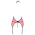 Passion Peonia - topp og stringtruse (rød)