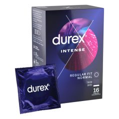 Durex Intense - ribbet og prikkete kondomer (16 stk)