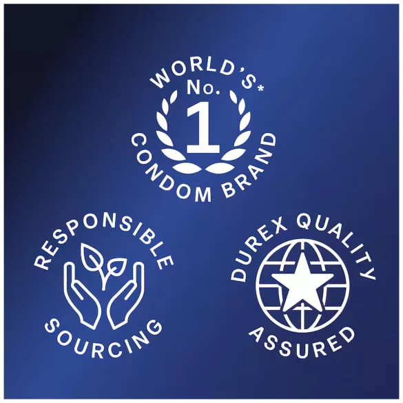 Durex Intense - ribbet og prikkete kondomer (16 stk)