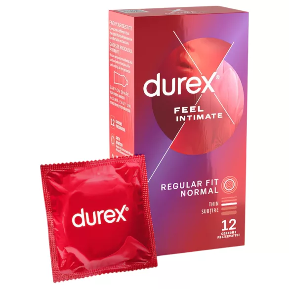 Durex Feel Intimate - tynn vegg kondompakke (2x12 stk)