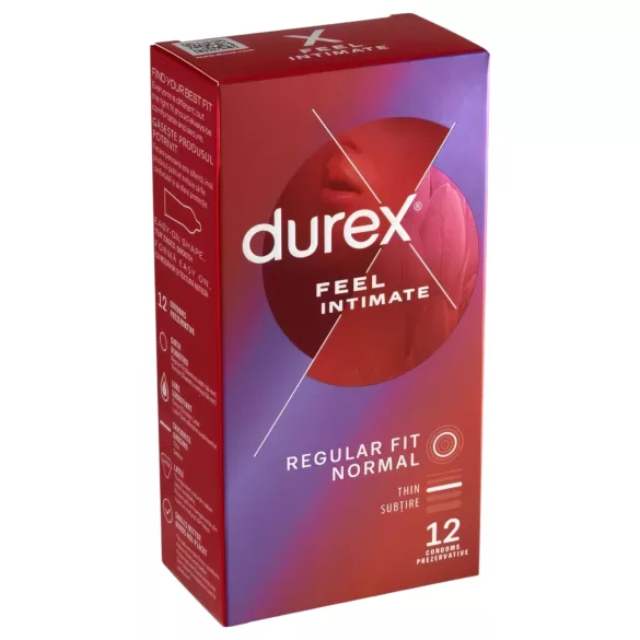 Durex Feel Intimate - tynn vegg kondompakke (2x12 stk)