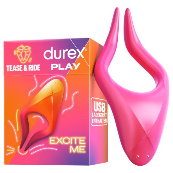 Durex Tease & Ride - Intim punktvibrator (rosa)