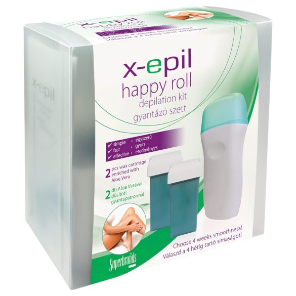 X-Epil Happy roll - vokssett