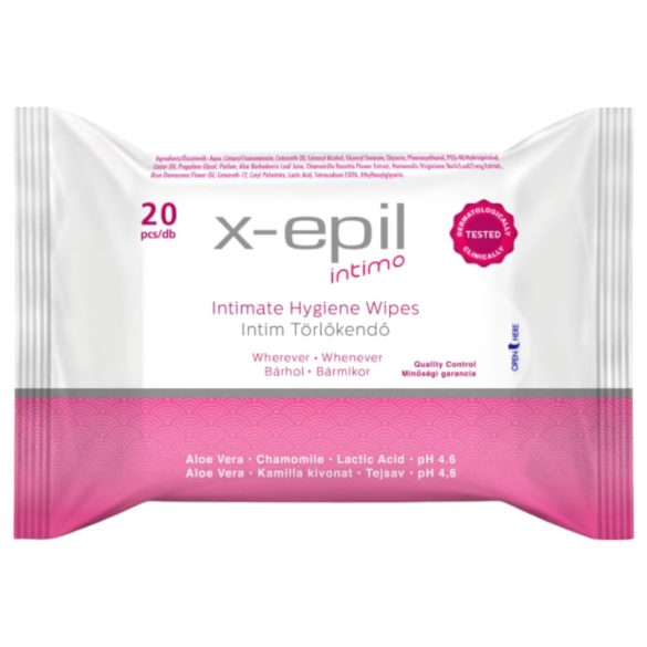 X-Epil Intimo - intimservietter (20 stk)
