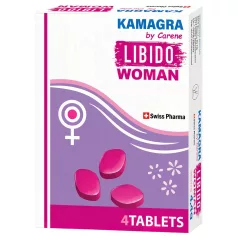   Kamagra by Carene Libido Woman - kosttilskuddstabletter for kvinner - 4 stk
