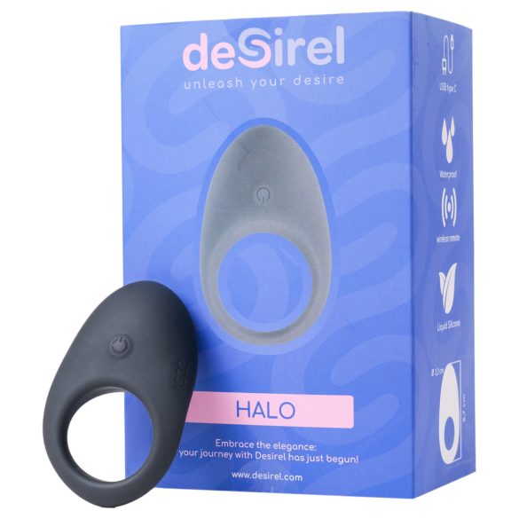 Desirel Halo - smart vibrerende penisring (svart)