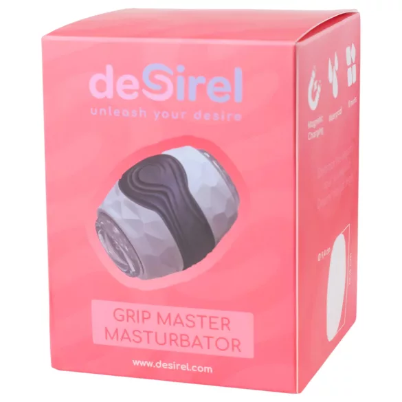 Desirel Grip Master - onaniprodukt med grep (grå)