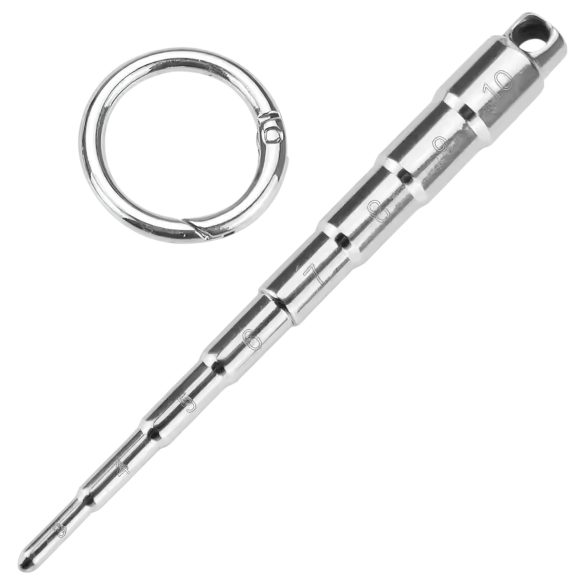 Rustfritt stål dilator - M (sølv)
