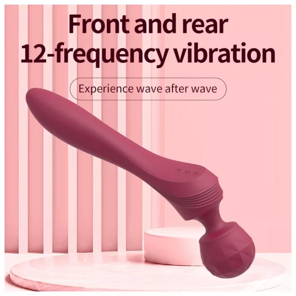Lonely - buet massasjevibrator (rød)