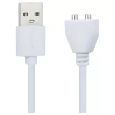 Pleasure Charge Loveline - magnetisk USB-ladekabel (hvit)
