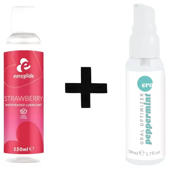Oralsex startsett for par (gel, glidemiddel)
