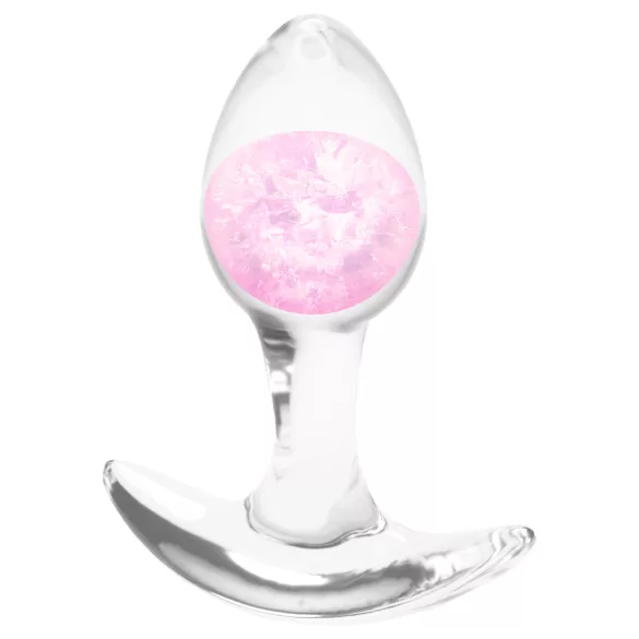NS Novelties - gjennomsiktig analplugg - S (rosa)