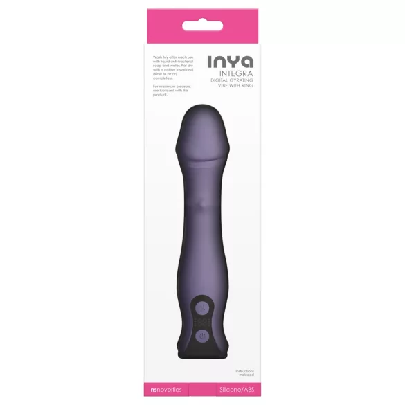 NS Novelties - støtende, roterende vibrator (lilla)