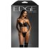 Edge By Fantasy - sett i skinnlook for menn (svart)
