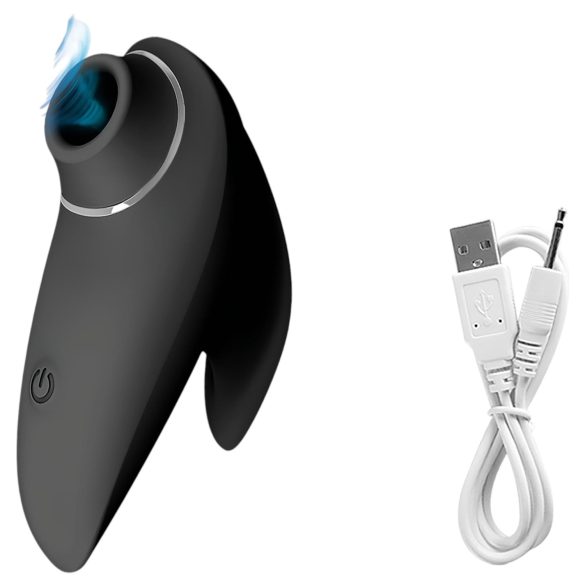 AlvUp - Luftbølget Klitoris Stimulator Vibrator (Svart)