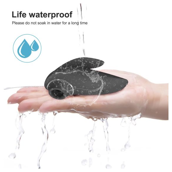 AlvUp - Luftbølget Klitoris Stimulator Vibrator (Svart)