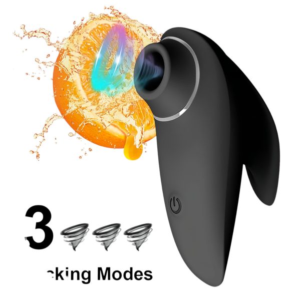 AlvUp - Luftbølget Klitoris Stimulator Vibrator (Svart)