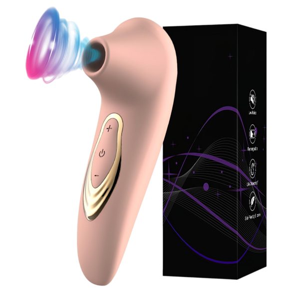 AlvUp - bølgeluft klitorisstimulator vibrator (rosa)