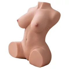 XISE Dania - torso masturbator med støtfunksjon (naturlig)