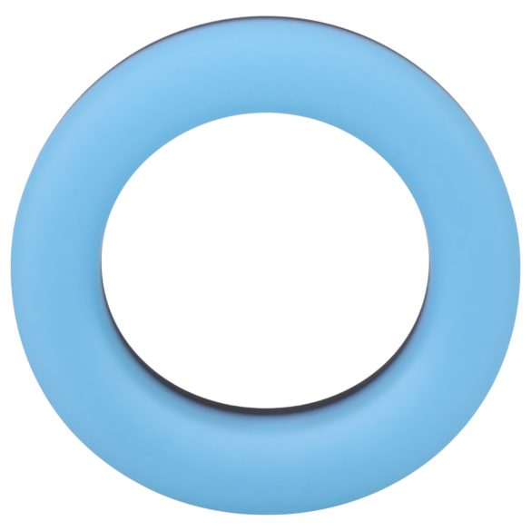 Doc Johnson The Big O - lysende penisring (blå)