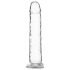 Addiction Crystal - sugekopp-dildo (gjennomsiktig) - 18 cm