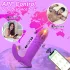 AlvUp - App-styrt støt-analdildo (lilla)