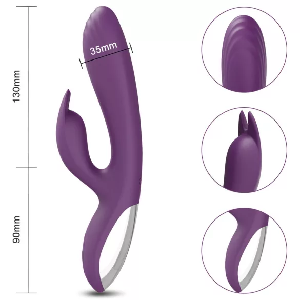 AlvUp - kanin G-punkt vibrator (lilla)