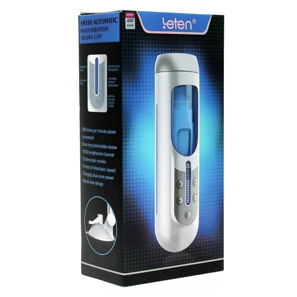 LETEN SM380 - Oppladbar, bevegelig supermasturbator