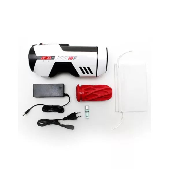 LETEN SM FUTURE PRO - Oppladbar, oppvarmet, bevegelig masturbator