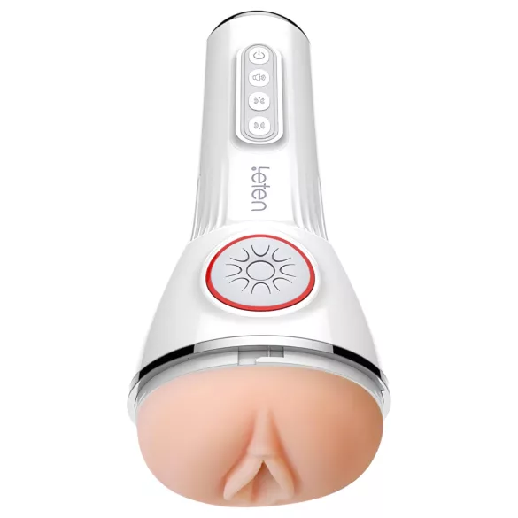 LETEN SM340 - oppladbar, vibrerende, sugende, stønnende masturbator